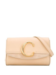 Chloé поясная сумка с металлическим логотипом