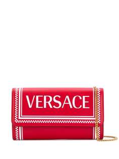 Versace кошелек с логотипом в стиле 90-х