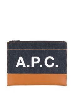 A.P.C. клатч с логотипом