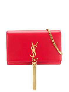 Saint Laurent сумка Kate с кисточкой