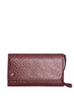 Burberry мини-сумка c монограммами