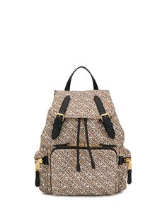 Burberry рюкзак среднего размера с монограммным принтом