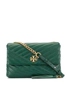 Tory Burch сумка на плечо Kira с откидным клапаном и узором шеврон