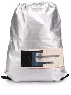 Rick Owens DRKSHDW рюкзак с эффектом металлик
