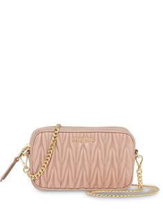 Miu Miu стеганая поясная сумка