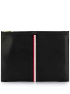 Thom Browne клатч с тисненым логотипом
