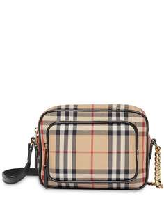 Burberry каркасная сумка в клетку Vintage Check