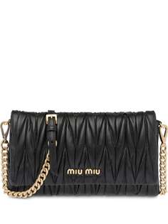 Miu Miu стеганый мини-клатч