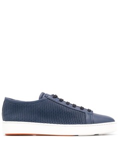 Santoni кеды на шнуровке