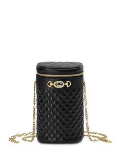 Gucci стеганая сумка с ремнем-цепочкой