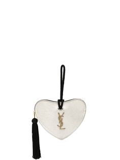 Saint Laurent клатч в форме сердца