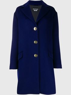 Boutique Moschino однобортное пальто оверсайз