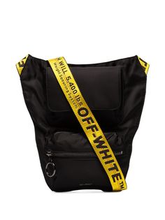 Off-White сумка через плечо с логотипом на ремне