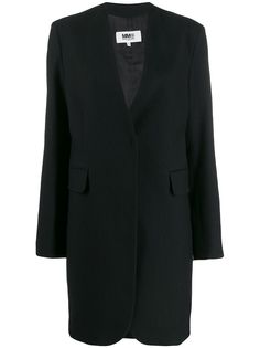 Mm6 Maison Margiela однобортное пальто