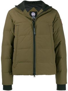 Canada Goose пуховик с контрастным воротником