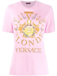 Versace футболка с принтом
