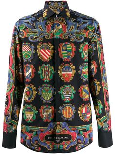 Dolce & Gabbana рубашка с принтом