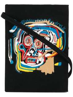 Olympia Le-Tan клатч Basquiat Skull в виде книги