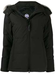 Canada Goose пуховик с мехом койота