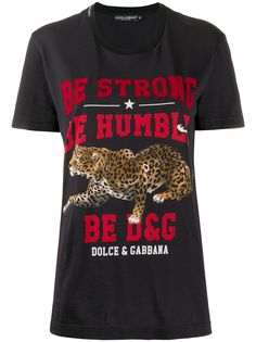 Dolce & Gabbana футболка Be Strong Be Humble
