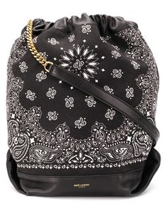 Saint Laurent сумка-ведро Teddy