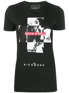 John Richmond футболка Respect с фотопринтом