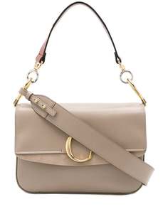 Chloé сумка на плечо с С-образной деталью