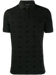 Emporio Armani рубашка-поло с логотипом