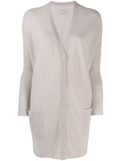 Gentry Portofino длинный кардиган с V-образным вырезом