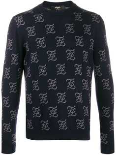 Fendi свитер с логотипом FF
