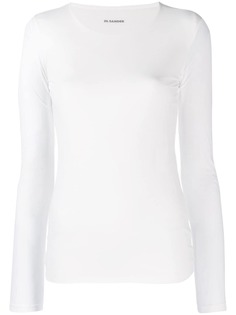 Jil Sander топ с длинными рукавами