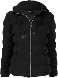 Ea7 Emporio Armani пуховик с поясом