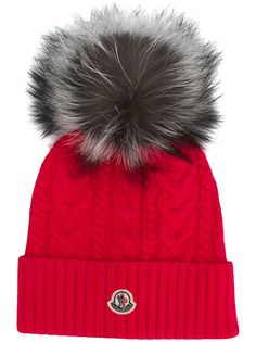 Moncler шапка бини с помпоном