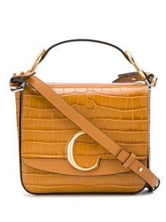 Chloé сумка-тоут с металлическим логотипом