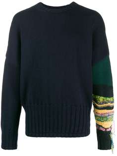 Corelate свитер с контрастным рукавом