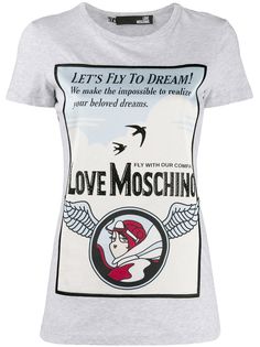 Love Moschino футболка с принтом