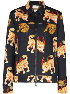 Kirin джинсовая куртка Haetae