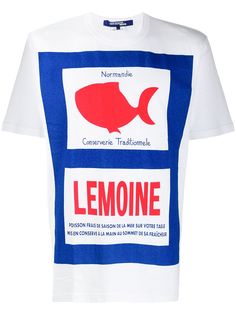 Junya Watanabe MAN футболка с принтом Lemoine