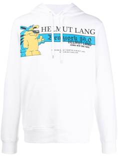 Helmut Lang худи с графичным принтом