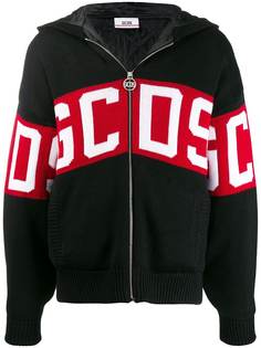 Gcds zip-up knit hoody