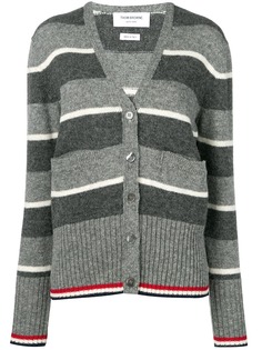 Thom Browne кардиган свободного кроя в полоску