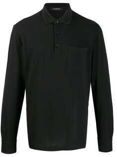 Ermenegildo Zegna рубашка-поло с длинными рукавами