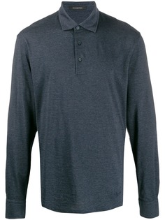Ermenegildo Zegna рубашка-поло с длинными рукавами