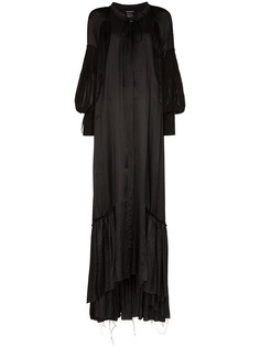 Ann Demeulemeester платье макси с объемными рукавами