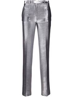 Each X Other брюки с эффектом металлик