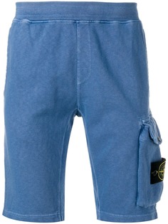 Stone Island шорты карго с нашивкой-логотипом