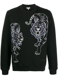 Kenzo толстовка Double Tiger