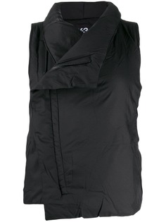 Y-3 дутый жилет на молнии