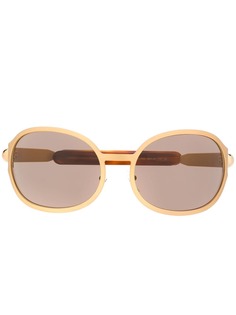 Chloé Eyewear солнцезащитные очки в массивной оправе