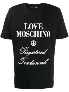 Love Moschino футболка с логотипом